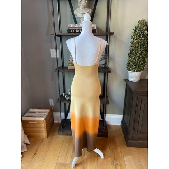 Sandro Aja Dress Orange Womens Size FR 38 US - Picture 9 of 16